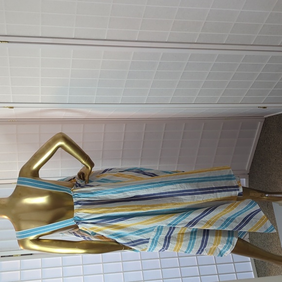 NWOT Anthropologie Awning Striped Maxi Dress - Picture 5 of 6